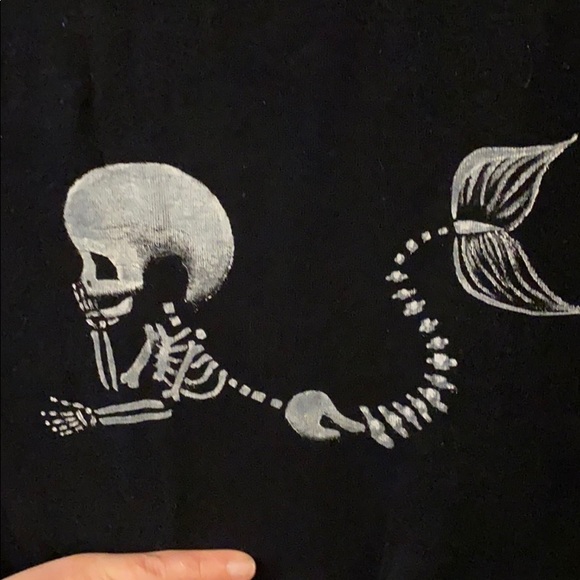 Halloween Maternity mermaid  t-shirt - Picture 2 of 3